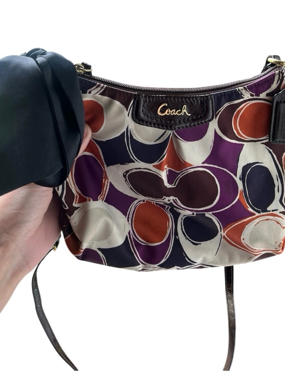 Coach Ashley Scarf Print Swingpack Crossbody (No Callouts)